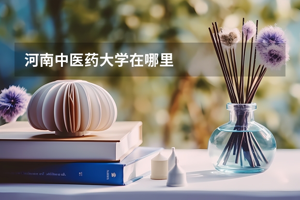 河南中医药大学在哪里