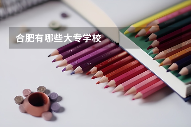 合肥有哪些大专学校